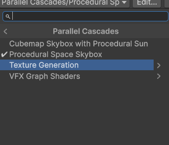 Shader Selection Step 2